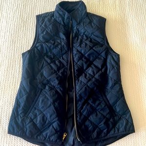 Old Navy Blue Quilted Vest w/ Pockets